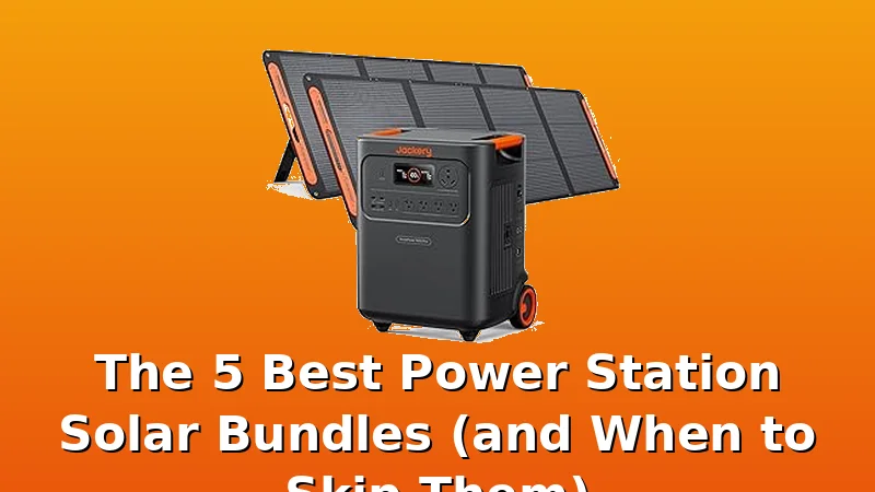 The 5 Best Power Station Solar Bundles (and When to Skip Them) - PowerBenchReviews review with measurements and honest opinion