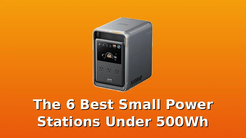 The 6 Best Small Power Stations Under 500Wh - PowerBenchReviews review with measurements and honest opinion
