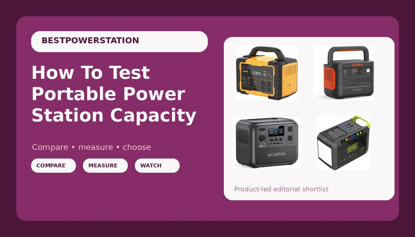 How To Test Portable Power Station Capacity - PowerBenchReviews review with measurements and honest opinion