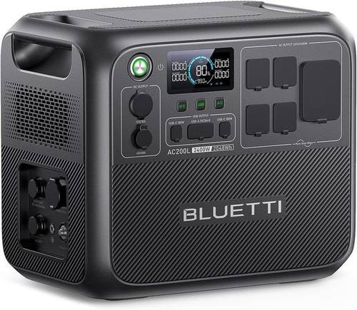 BLUETTI AC200L Portable Power Station 2048Wh 2400W LiFePO4 Battery | 3600W...